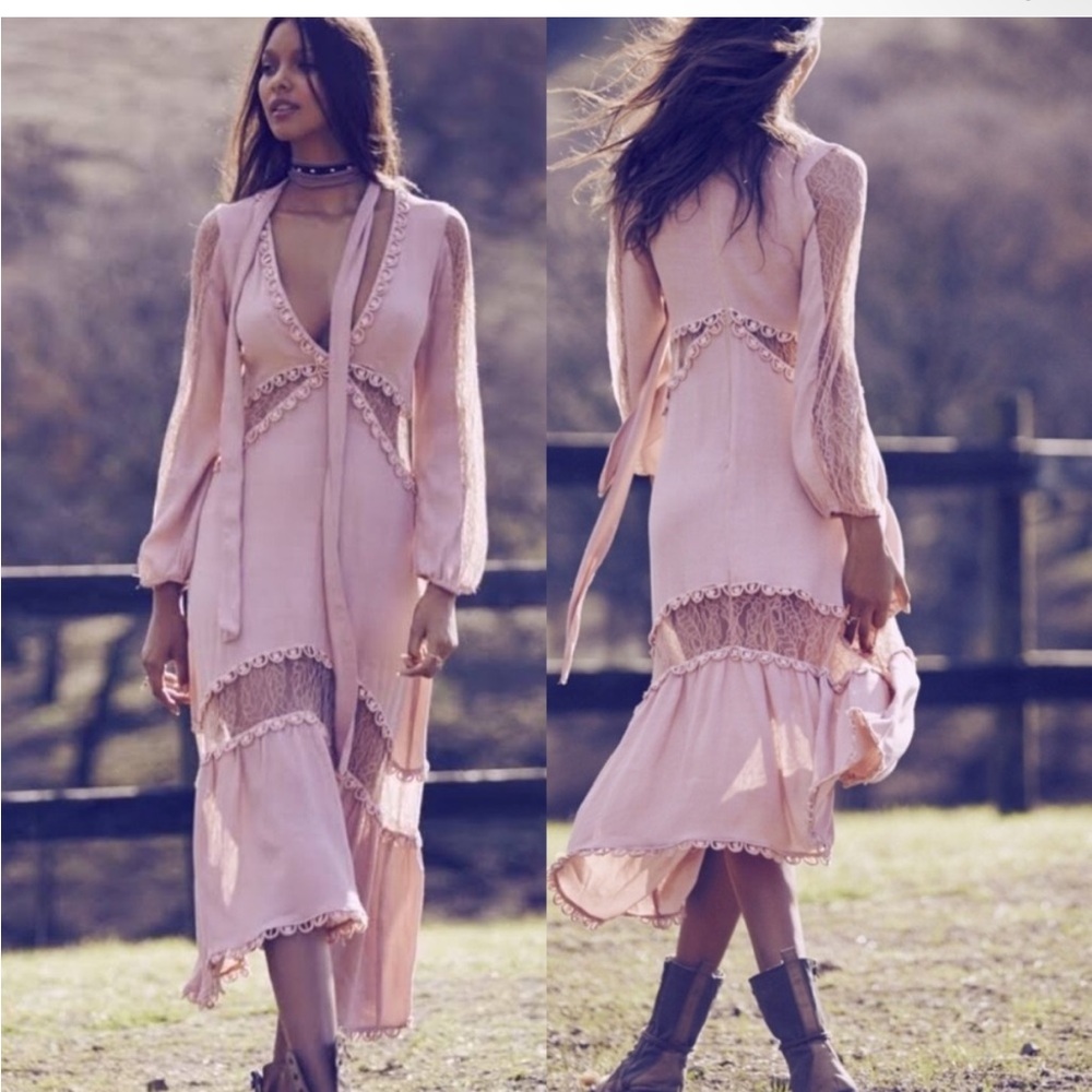 For Love & Lemons Lilou Maxi Dress